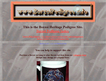 Tablet Screenshot of borzoi-pedigree.batw.net